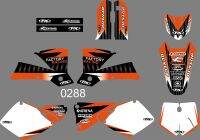 0288 Motorcycle Team Graphic amp; Backgrounds Decal Stiker Kits for KTM SX 2001 2002