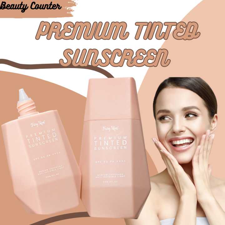ORIGINAL Premium Tinted Sunscreen SPF 50 PA++++ Medium Coverage Anti