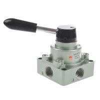 HV-04 G1/2" 3 Position 4 Way Manual Pneumatic Lever Valve