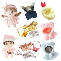 G 15Cm Mini Plush Dolls Clothes Outfit Essories For Korea Kpop EXO Idol Dolls Bodysuit Clothing Fans Gift Collection