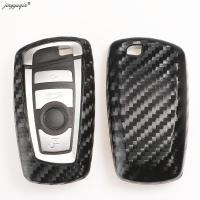 NEW Car Key Case for BMW 520 525 f30 f10 F18 118i 320i 1 3 5 7 Series X3 X4 M3 M4 M5 Soft Carbon Fiber Silicone Fob Cover