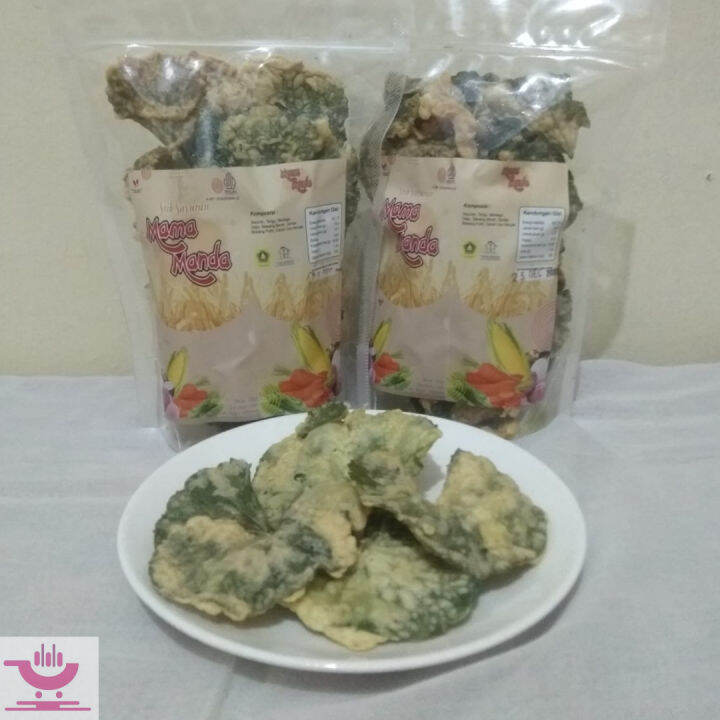 Keripik Daun Pegagan Cemilan Sehat Gurih Khas Bogor Lazada Indonesia