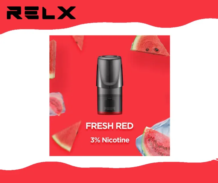 Relx 3 in 1 Pods Fresh Red (Watermelon) Flavor Lazada PH