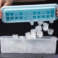 33 Grids Ice block Tray With Cover Lid Ice Blocks Shovel Mini Ice Storage Box Freezer Ice Container Non-toxic Durable Ice Makers Ice Maker Ice Cream M