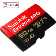 Thẻ Nhớ Sandisk Extreme Pro U3 512GB C10 A2 90 MB giây Micro SD SD90X