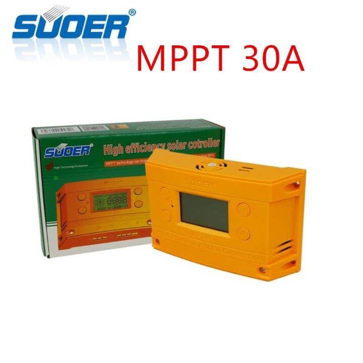 พร้อมส่ง-suoer-mppt-charge-controller-30a-12v-24v-solar-system-battery-charge-controller-30a-st-h1230-สินค้าใหม่