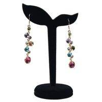 Velvet Earring Display Stand Props Stud Earrings Holder Rack Storage 12CMx7CM