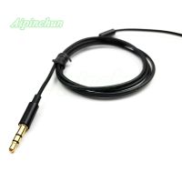 3.5mm 3-Pole Jack DIY Earphone Audio Cable Headphone Repair Replacement Cord Wire Black Cables