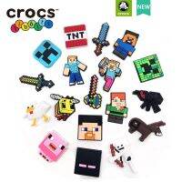 9pcs Crocs jibbitz charms หัวเข็มขัด ลายการ์ตูน Minecraft อุปกรณ์เสริม สําหรับตกแต่งรองเท้า Crocs jibbitz เหมาะกับของขวัญ 5211034✽●✙