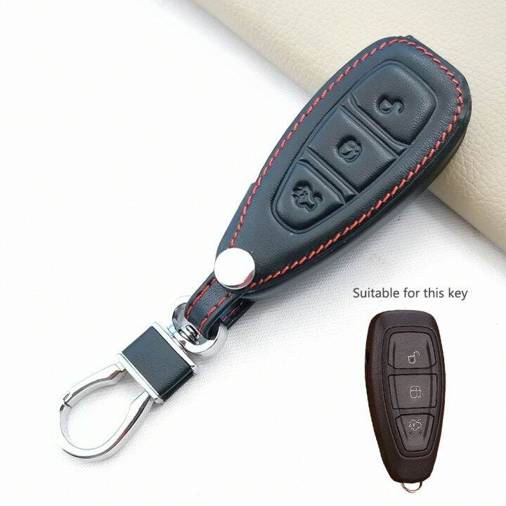 soft-texture-leather-key-chain-ring-cover-case-holder-for-ford-focus-2-3-4-mk2-mk3-mk4-kuga-edge-mondeo-fusion-ecosport-fiesta