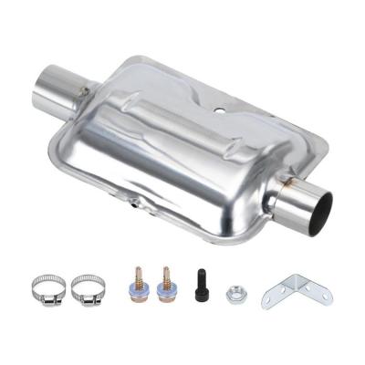 Parking Heater Silencer Parking Heater Muffler Silencer Stainless Steel Exhaust Heater Silencer Convenient And Sturdy Pipe Noise Sound Eliminator security