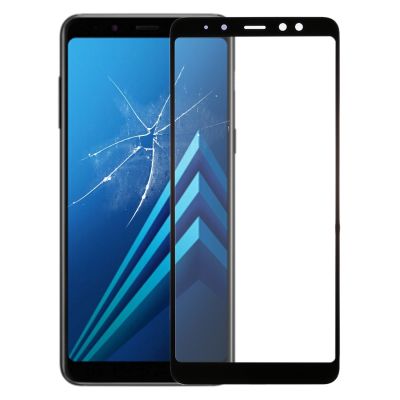 สำหรับเลนส์กระจกด้านนอกหน้าจอด้านหน้า Samsung Galaxy A8 2018ที่มีกาวใส OCA [ห้างสรรพสินค้า Hua Jia Kang]