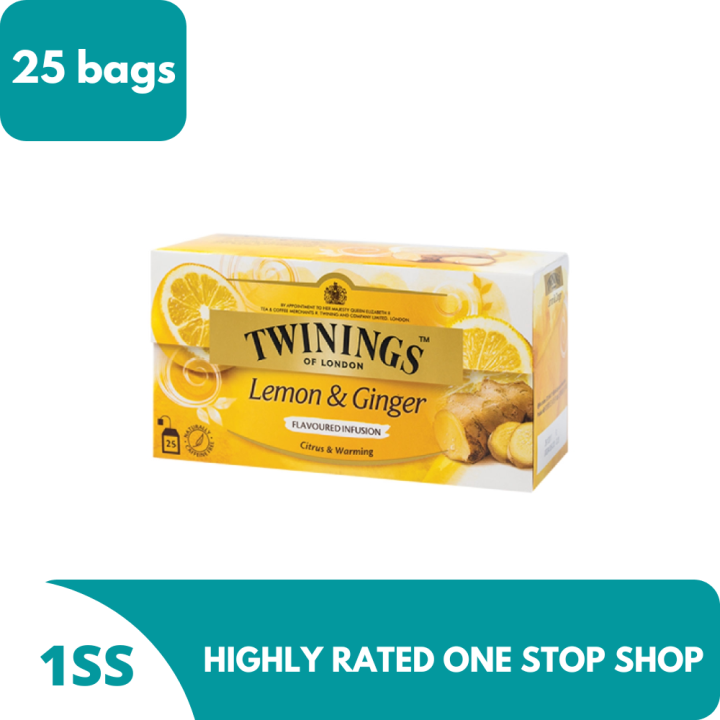 Twinings Lemon And Ginger Tea 25 Bags Lazada Ph