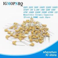 18ValuesX10pcs=180pcs 20PF-105(1UF) 50V Mono Monolithic Capacitors ,Monolithic Ceramic Capacitor Assortment Kit