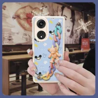 phone case Nordic style Phone Case For OPPO A1 Pro 5G/Reno8T 5G Cartoon Anti drop airbag for girl Liquid silicone shell