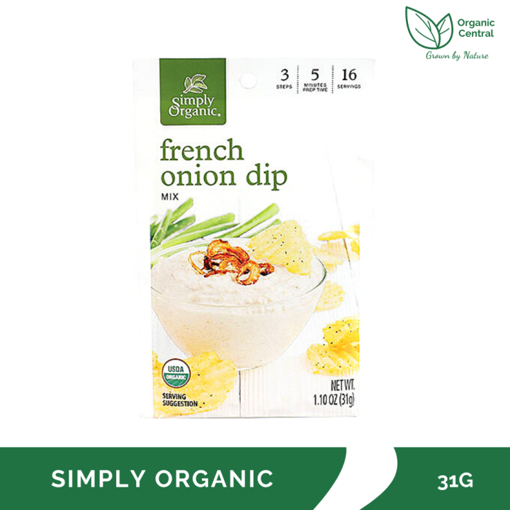 Simply Organic French Onion Dip Mix 31g Lazada PH