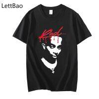 Playboi Carti Music Album Red Print Tshirt Vintage 90S Rap Hop T Shirt Design Tshirts Hipster Men 100% Cotton Gildan