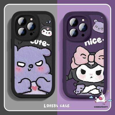 เคสคู่รักสำหรับ Infinix Smart 5 6 Hot 11S 10S Note 8 Infinix Hot 10 Lite Hot 9 11 10 Play การ์ตูนน่ารัก Kuromi Melody นิ่ม Tpu ฝาครอบโทรศัพท์คู่รัก