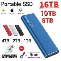 ฮาร์ดดิสก์แบบพกพา SSD 1TB 2TB USB3.1/TYPE-C อินเตอร์เฟซฮาร์ดไดรฟ์เสริมความเร็วสูงสำหรับแล็ปท็อปโทรศัพท์ /Mac/windows