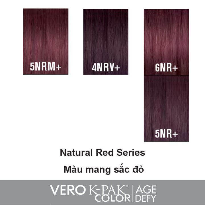 Dòng sản phẩm Natural Red Series NR/NRV là sự kết hợp hoàn hảo giữa màu nhuộm tự nhiên và công thức chăm sóc tóc chuyên nghiệp. Hãy xem hình ảnh liên quan và trải nghiệm sự khác biệt của nó.