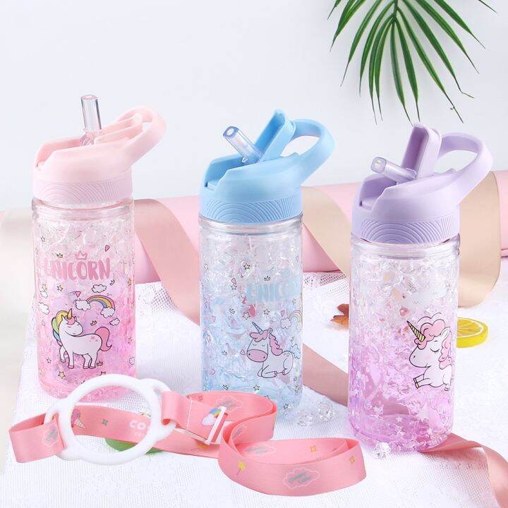 Exclusive Beast Water Bottle for Girls Cup with Straw and Safety Lock ...