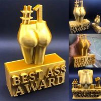 BEST ASS AWARD Trophy statue Funny creativity resin figurine for home table decorations living room fun decor win cup statuette