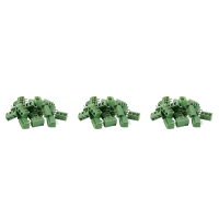 60 Pcs 3 Pin 5mm Pitch PCB Mount Screw Terminal Block AC 250V 8A