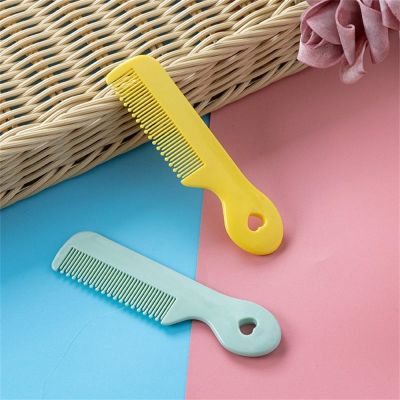 【CC】 Handle Baby Comb Round Teeth Hair Newborn Children Or Year Old Protection Massage Scalp