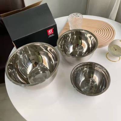 Zwilling Food mixer, real stainless steel, bakery mixer, flour mixing bowl, stainless steel mixing bowl, mixing bowl, kitchenware, baking equipment,