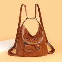 Hot 3 In 1 New Women Backpacks Multifunction Women Bag Designer Leather Backpack Large Capacity Travel Backpack Casual Shoulder Bags