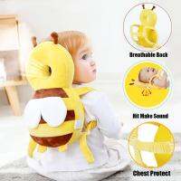 ✤ Head Back Protector Baby Protect Pillow Learn Walk Head Protector Cushion Anti Fall Backward Cap Carry Cartoon Kids Safe Bibi