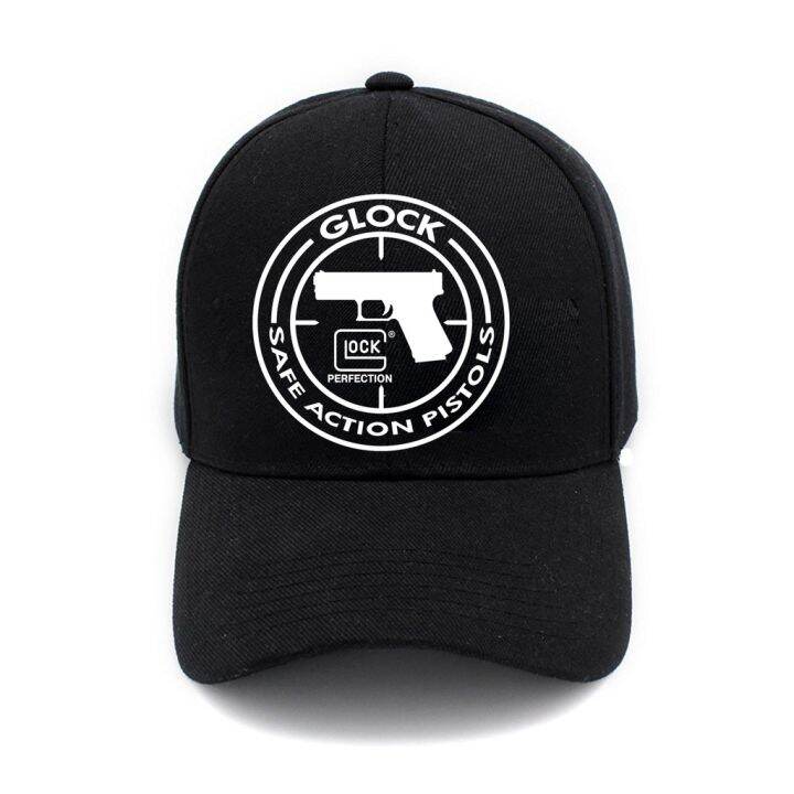 adjustable-baseball-hat-cap-glock-unisex-hat-sports-hat-outdoors-cap-snapback-hat-hip-hop-hat