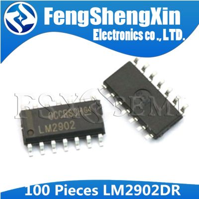 100pcs/lot  LM2902  LM2902DR Operational amplifier IC SOP-14