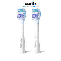 usmile หัวแปรงสีฟันไฟฟ้า ลดแรงสั่นสะเทือน ไบร์ทเทนนิ่ง PRO - 2 Pcs f821