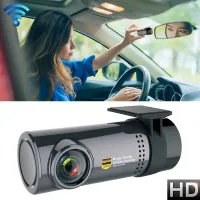 AutoAccessories Mini Car Dash Camera WiFi Monitor Full HD Dashcam Video Recorder Camcorder Motion Detection, Support TF Card &amp; Android &amp; IOS