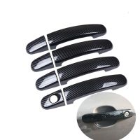 For Ford Falcon FG FGX G6E XR6 XR8 XT 2009-2016 Carbon Fiber Chrome Car Door Handle Cover Decor Trim Styling Accessories