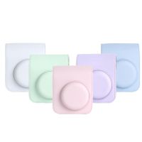 【LZ】♧  Para instax mini 12 câmera couro do plutônio macio silicone capa saco para fujifilm