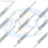 ⊕✕ 2pcs 10W 5 Cement Resistor 0.1 10K Power Resistance 0.1R 0.5R 10R 50R 68R 0.22 0.33 0.5 1 2 5 8 10 15 20 30 100 1K 2K 3K ohm