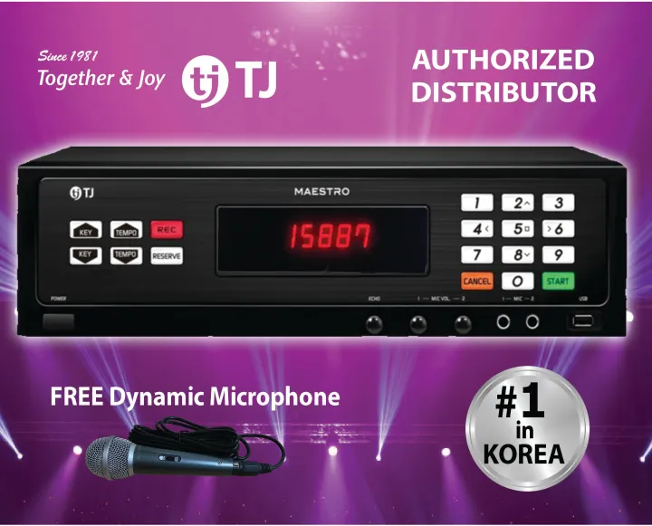 TJ Media Professional Karaoke TKR335P with 18,000 songs, latest 2020