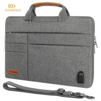 Domiso Multi-use Laptop Sleeve With USB Charging &amp; Headphone Hole For 10" 13" 13.3" 14" 15.6" 17" Inch Notebook Computer Bag