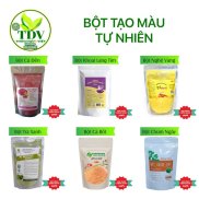 100gr Bột tạo màu thực phẩm hữu cơ rau củ quả gói lá nếp lá dứa gấc dành