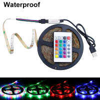 RGB LED Strip Light DC 5V 1M2M3M4M5M Waterproof RGBW Strips LED Lamp Flexible Ribbon Indoor Bedroom Backlight Lighting