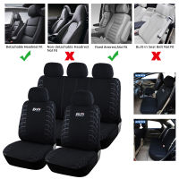 AUTOYOUTH 100 Looped Fabric Car Seat Covers Universal Vehicles Seat Cover Black Car Seat Protector For peugeot 307 golf 4