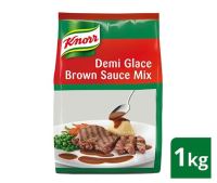 คนอร์บราวน์ซอส Knorr Demi Glace Brown Sauce Mix1kg Product of malaysia  HALAL Product สินค้าฮาลาล