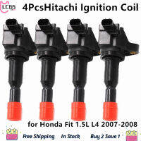 30520-PWC-003 CM11-110 Hitachi Ignition Coil for Honda Fit 1.5L L4 2007-2008 4Pcs