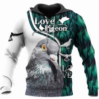 y2k 3Dprinted Newest Bird Pigeon Animal Art Harajuku Streetwear Pullover Unique Unisex Hoodies/Sweatshirt