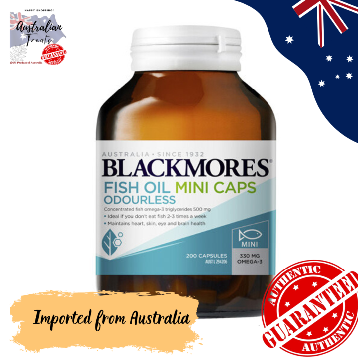 Blackmores Fish Oil Mini Caps (200 capsules) Lazada PH