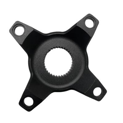 Black Chainring Adapter Aluminum Alloy Chainring Adapter Spider Chain Ring Adapter 104BCD Bicycle Crankset for Bafang M500 M510 M600 M620 G510