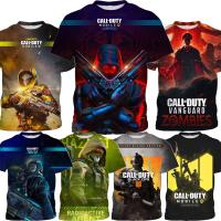 Call of Duty T-Shirt For Kids Print  Short SleeveSummer Breathable Comfortable Boys Comfortable Shirt