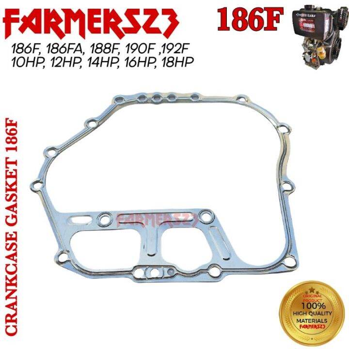 CRANKCASE GASKET 186F, 186FA, 188F, 190F, 192F, 10HP, 12HP, 14HP, 16HP